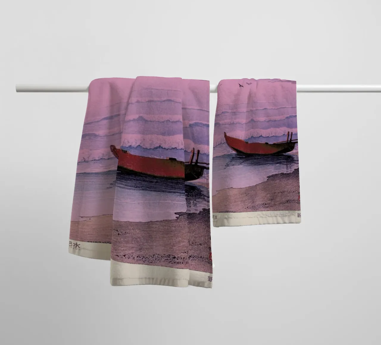 Hasui Kawase 3 towel by Vintage by JUNIQE