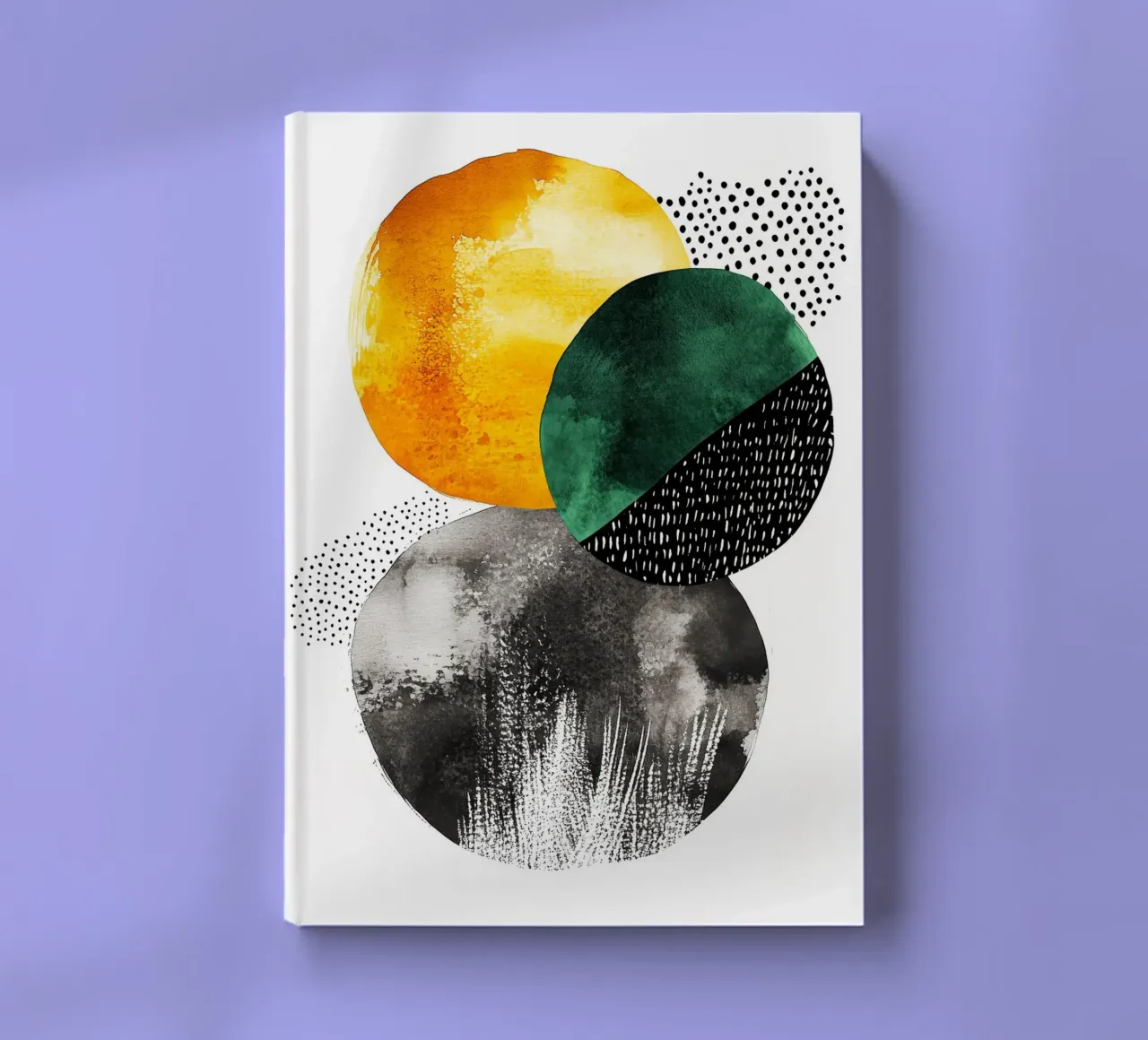 Abstraction no 16 notebook by Justyna Jaszke JBJart