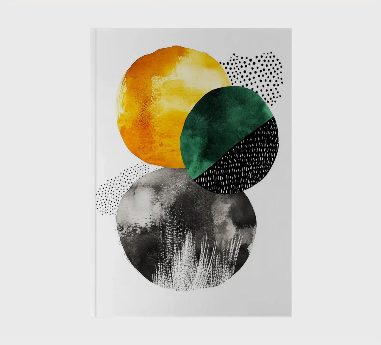 Abstraction no 16 notebook by Justyna Jaszke JBJart