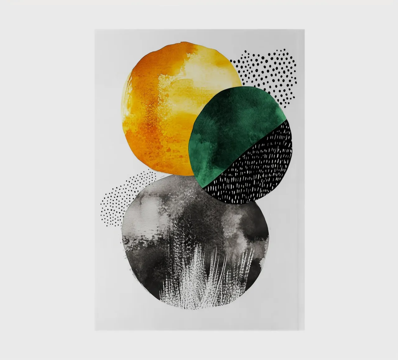 Abstraction no 16 notebook by Justyna Jaszke JBJart