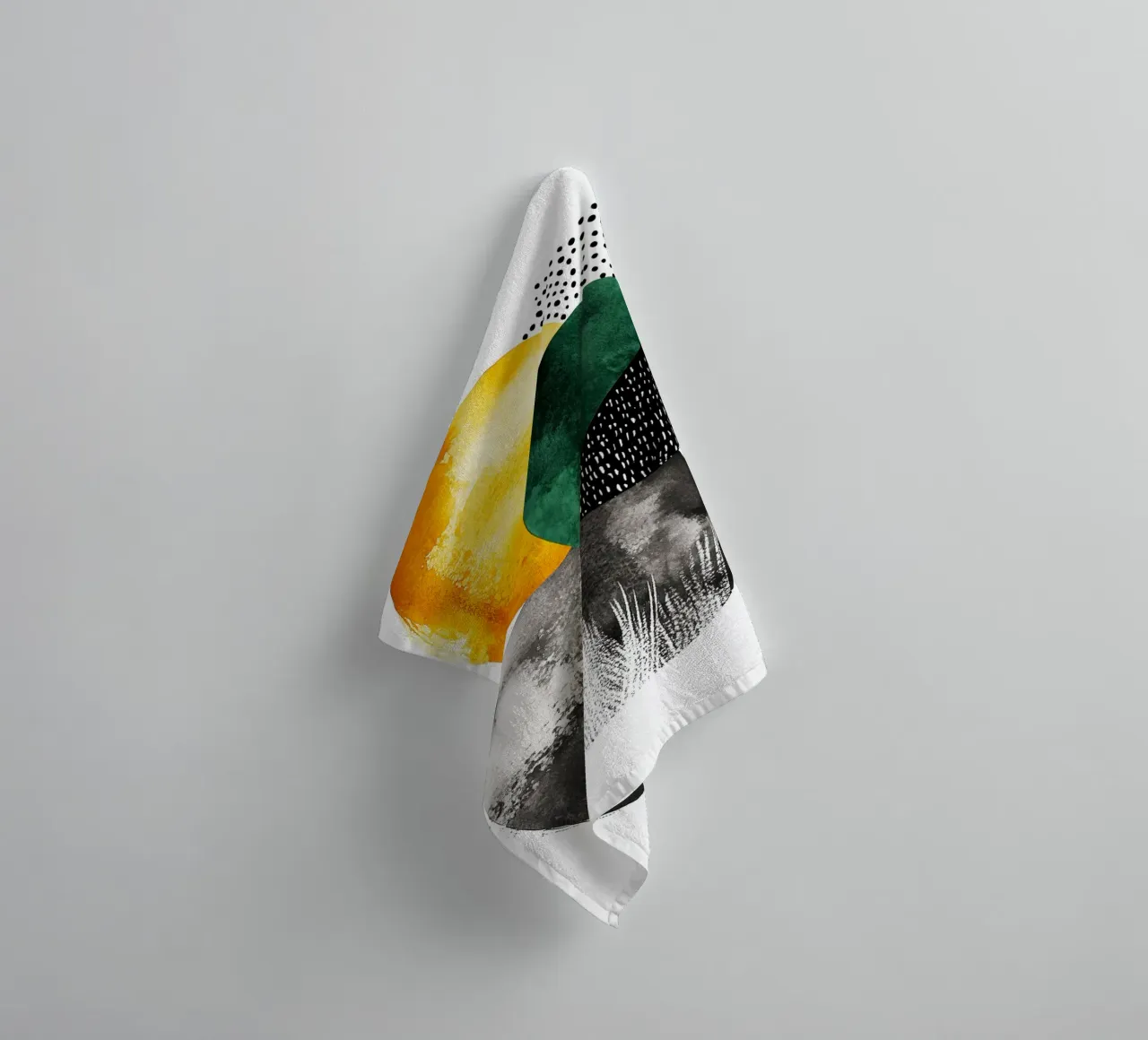 Abstraction no 16 towel by Justyna Jaszke JBJart