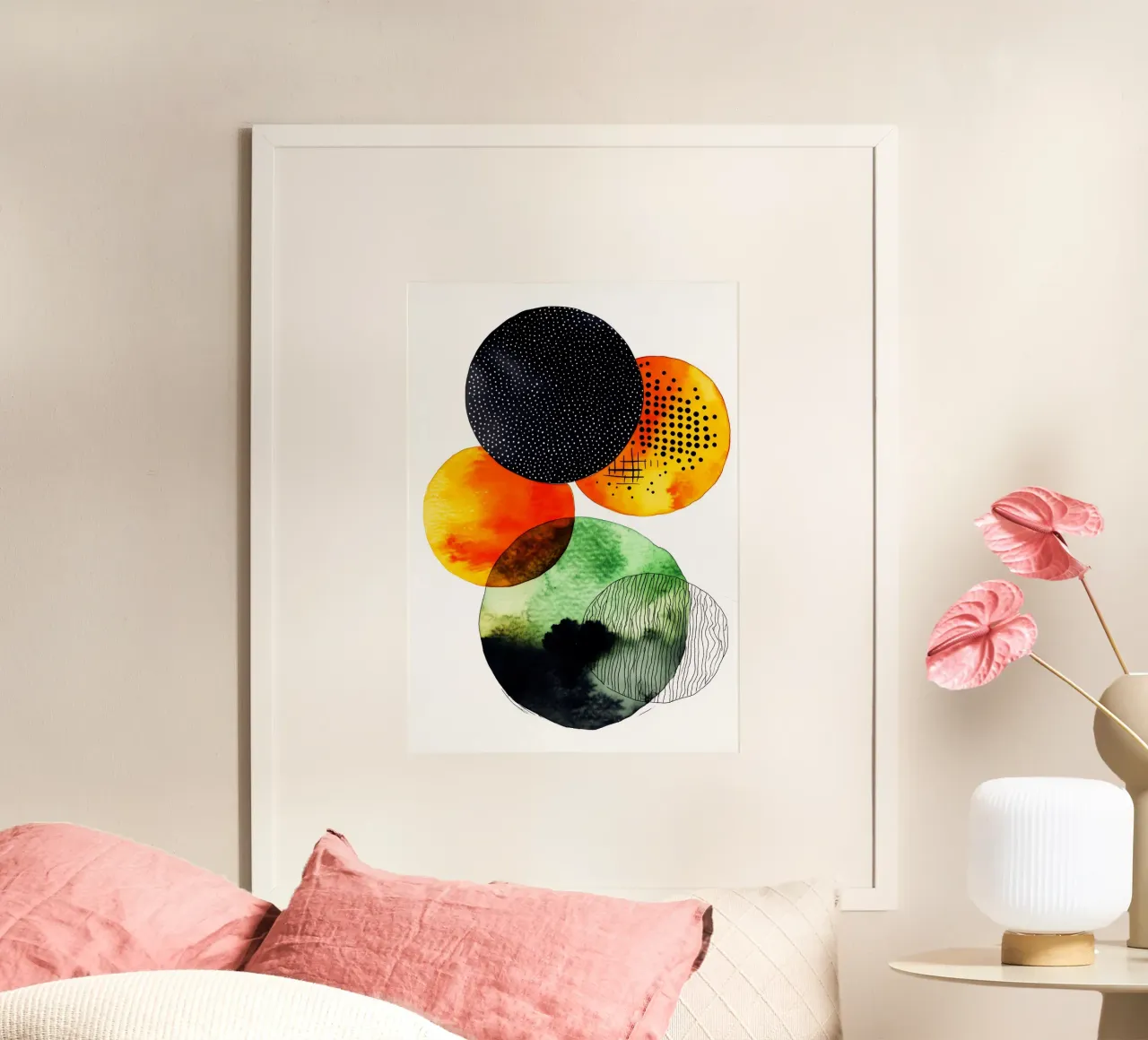 Abstraction no 17 hahnemühle by Justyna Jaszke JBJart