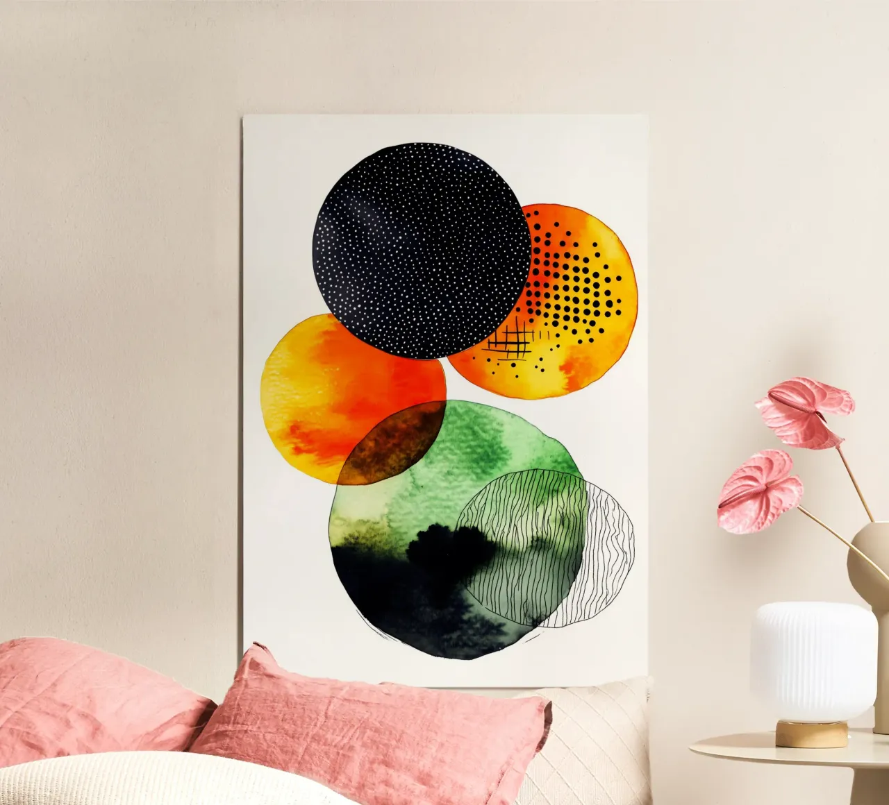 Abstraction no 17 hahnemühle by Justyna Jaszke JBJart