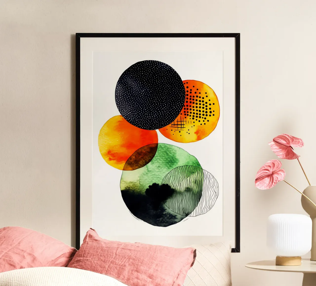 Abstraction no 17 hahnemühle by Justyna Jaszke JBJart