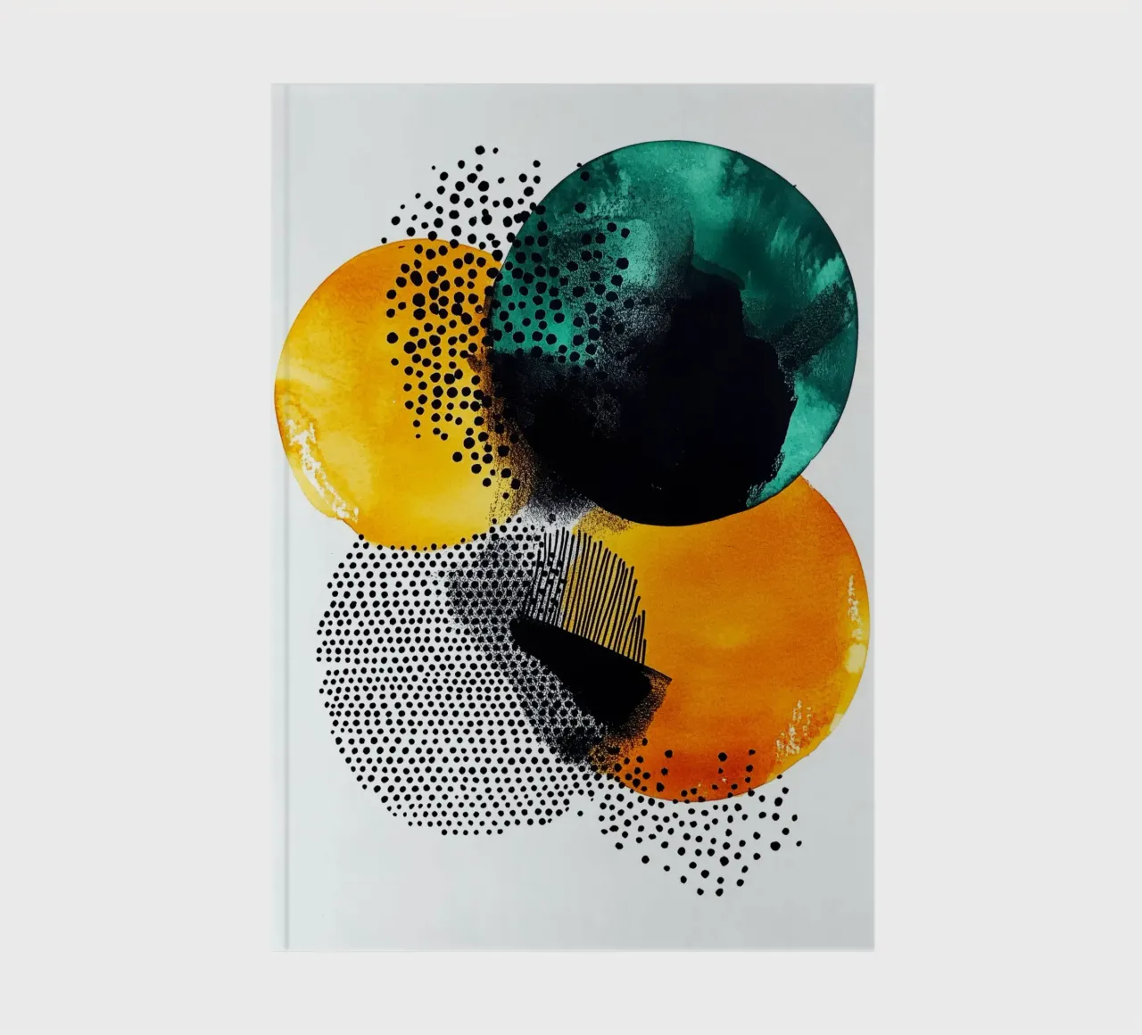 Abstraction no 18 notebook by Justyna Jaszke JBJart
