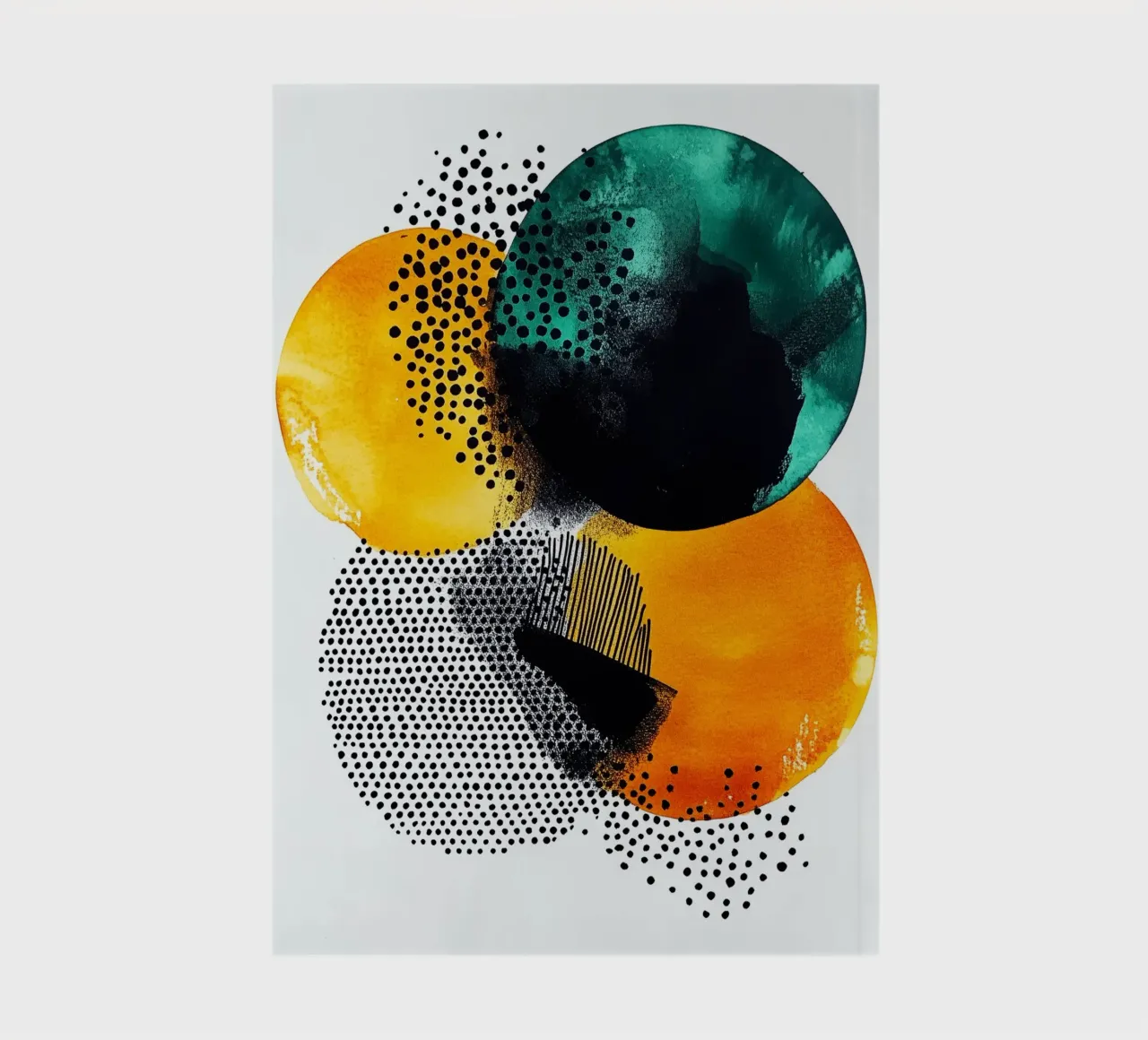 Abstraction no 18 notebook by Justyna Jaszke JBJart