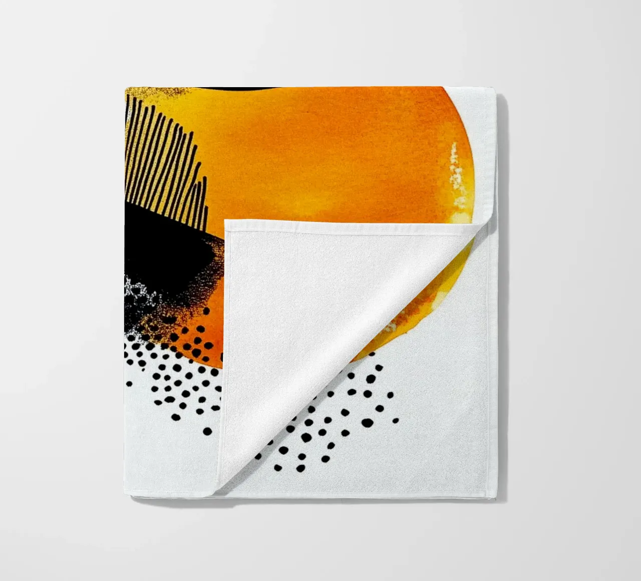 Abstraction no 18 beach towel by Justyna Jaszke JBJart