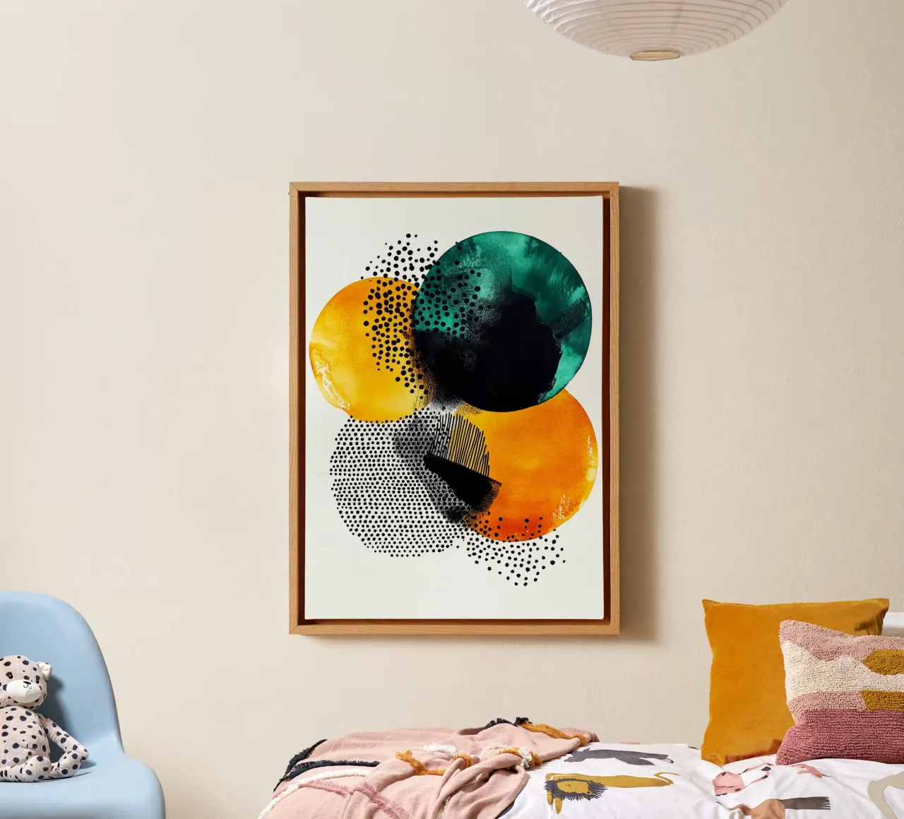 Abstraction no 18 canvas by Justyna Jaszke JBJart