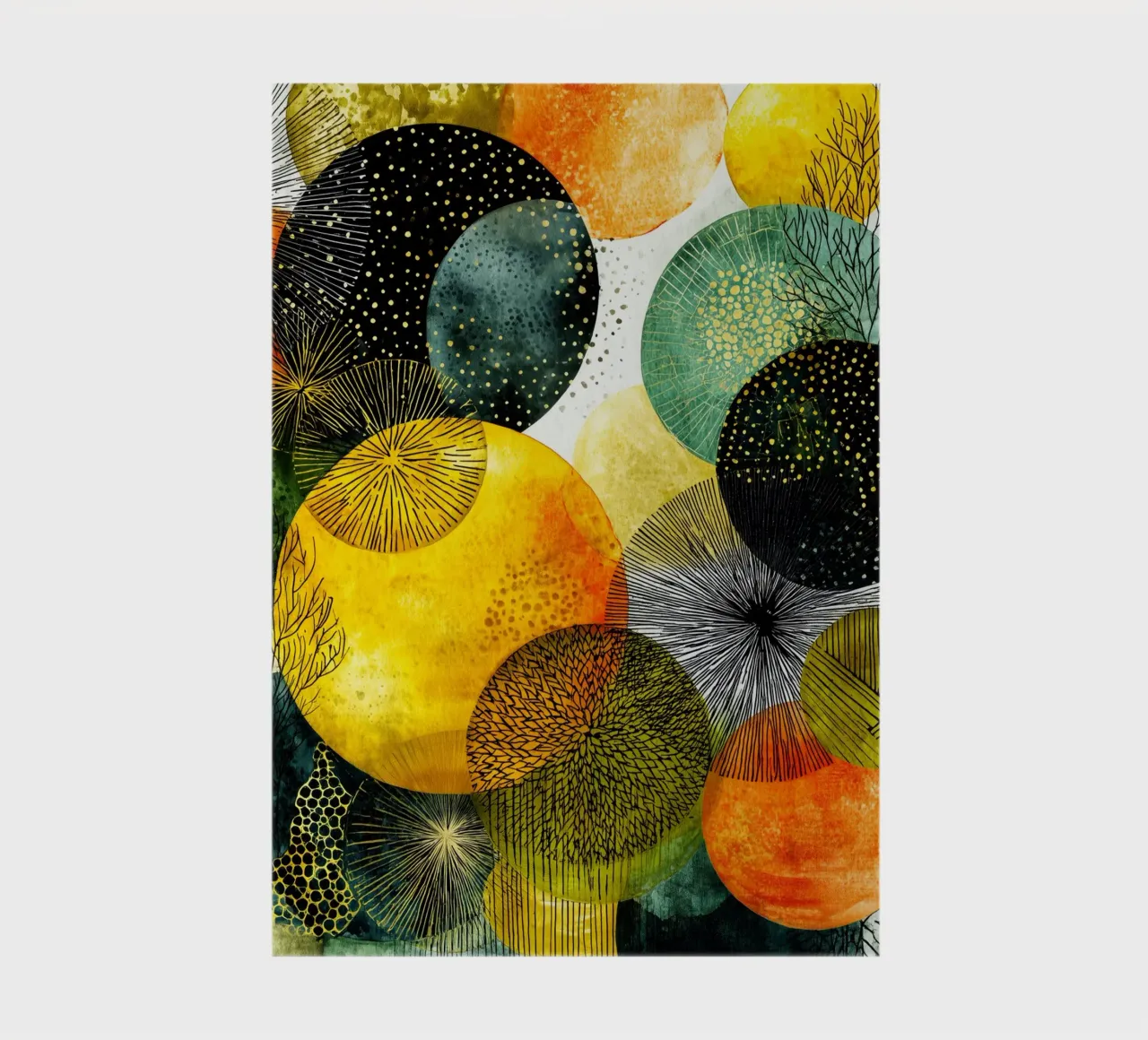 Abstraction no 19 notebook by Justyna Jaszke JBJart