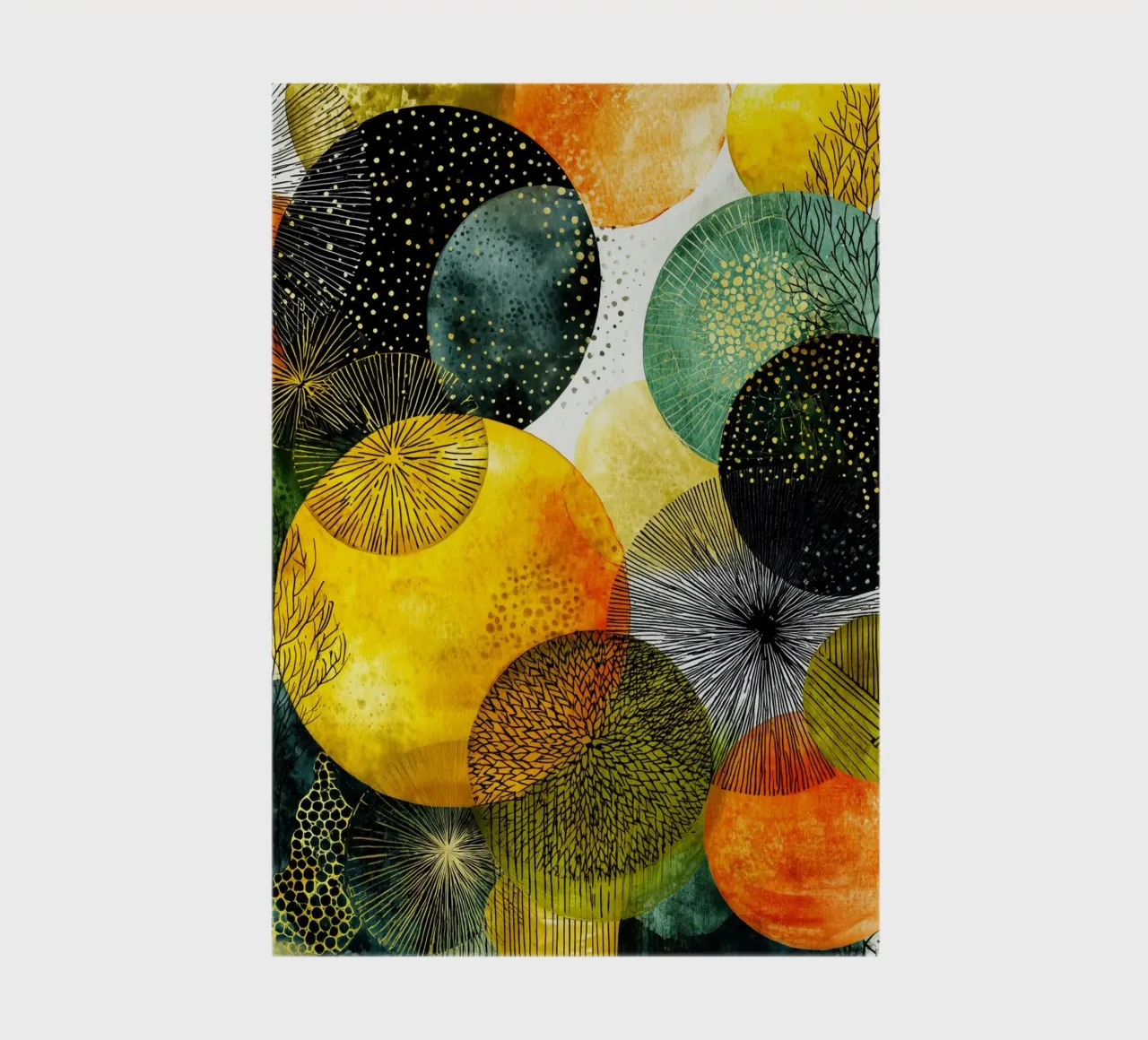 Abstraction no 19 notebook by Justyna Jaszke JBJart