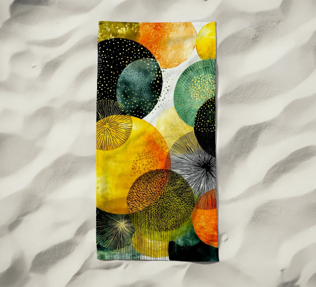 Astrazione n. 19 telo mare da Justyna Jaszke JBJart