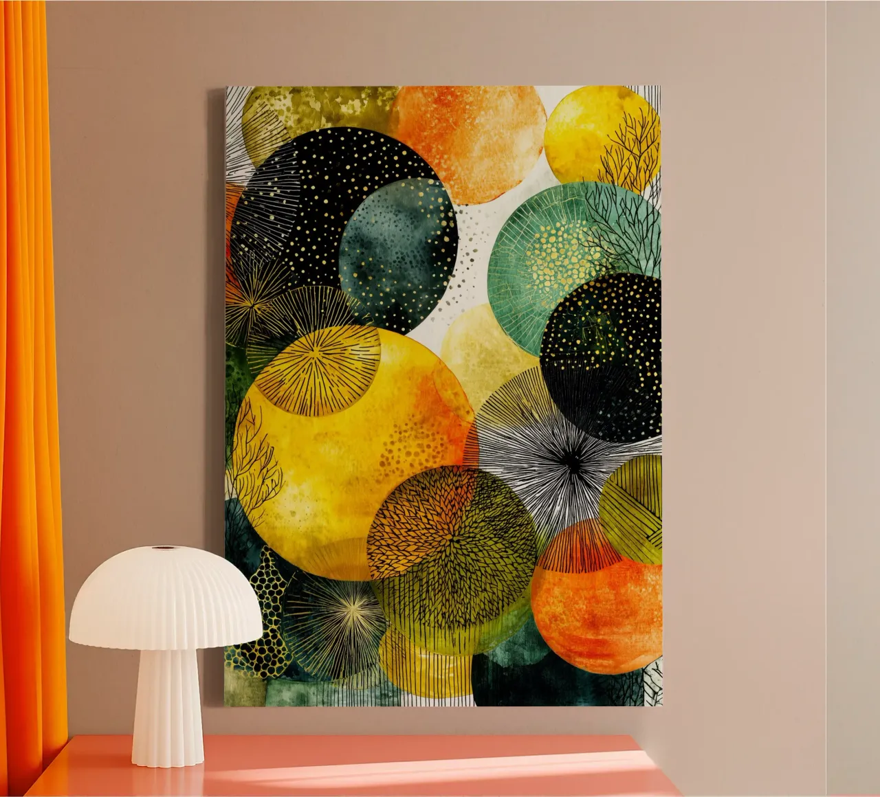Abstraction no 19 canvas by Justyna Jaszke JBJart