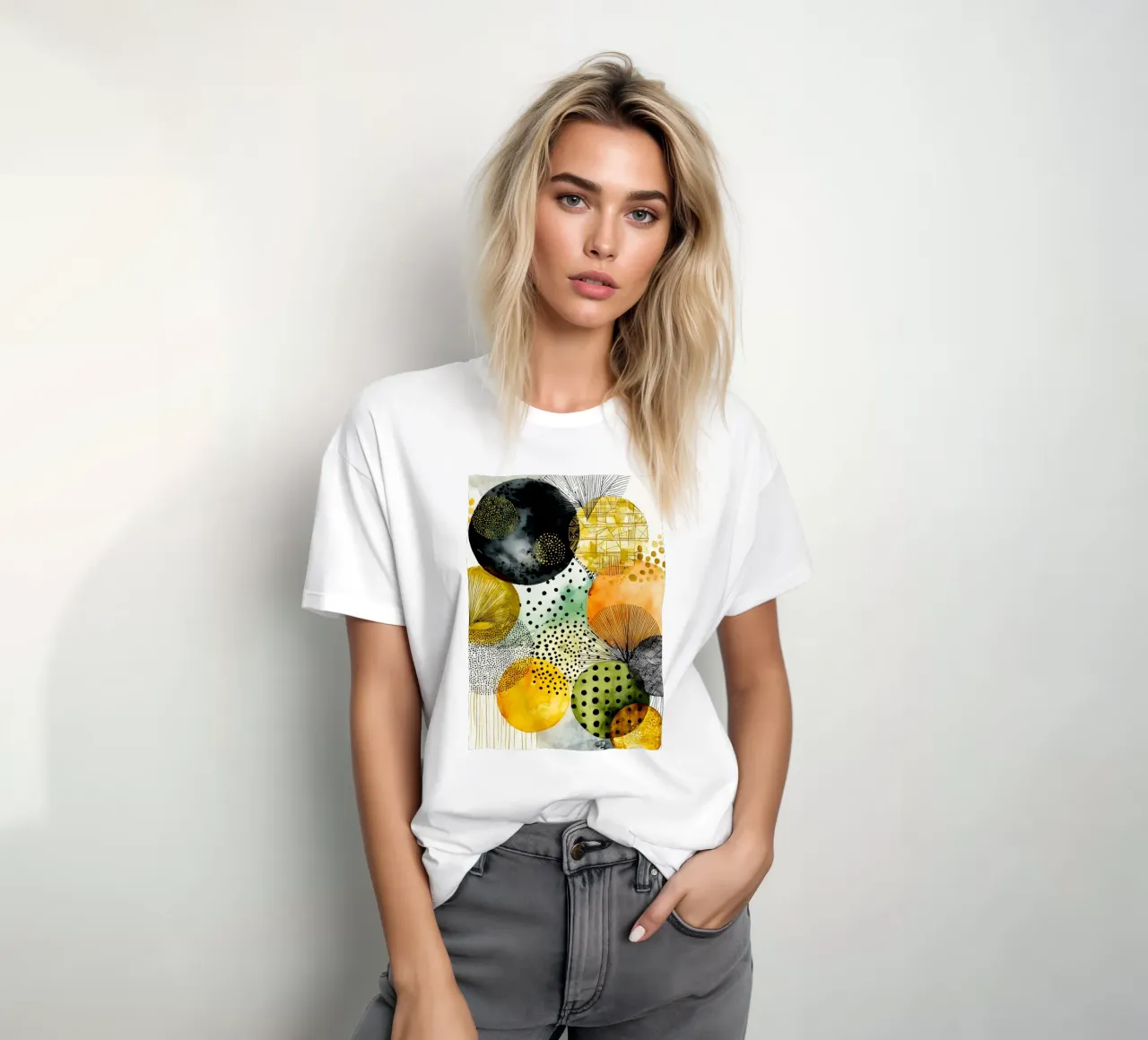 Astrazione n. 20 t-shirt da Justyna Jaszke JBJart