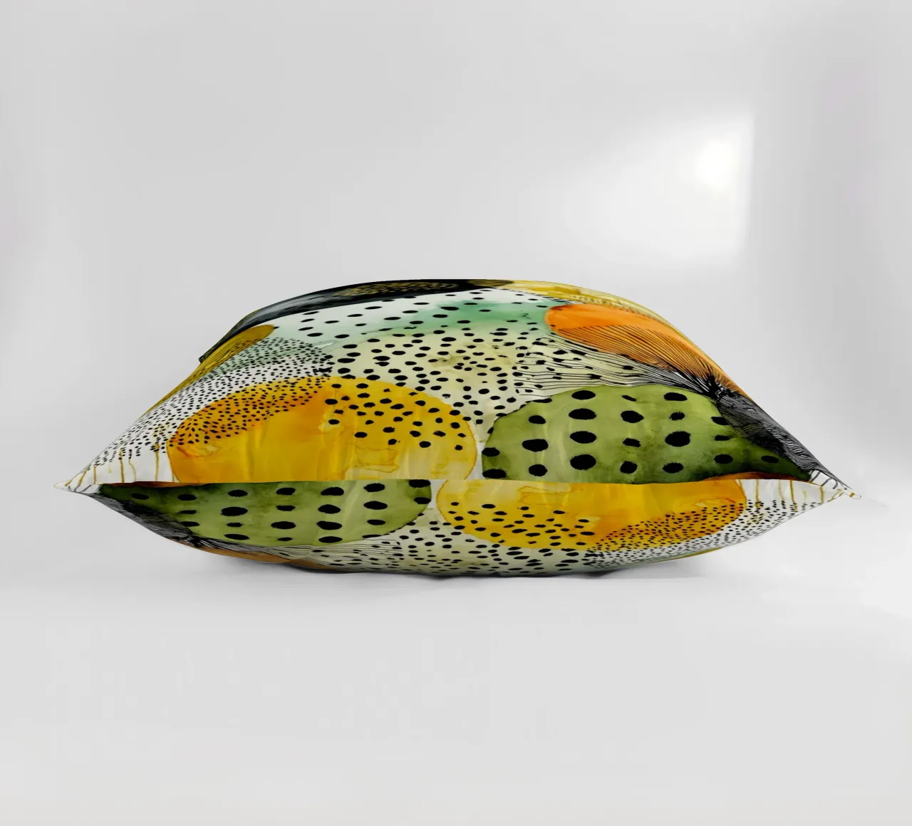 Abstraction no 20 decorative cushion by Justyna Jaszke JBJart