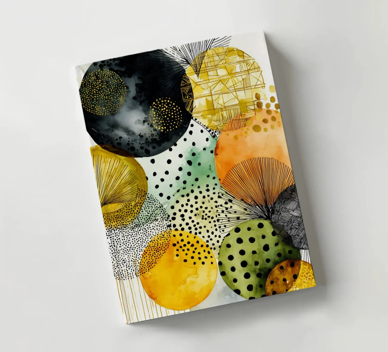 Abstraction no 20 notebook by Justyna Jaszke JBJart