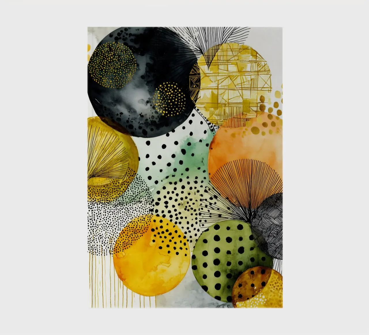 Abstraction no 20 notebook by Justyna Jaszke JBJart