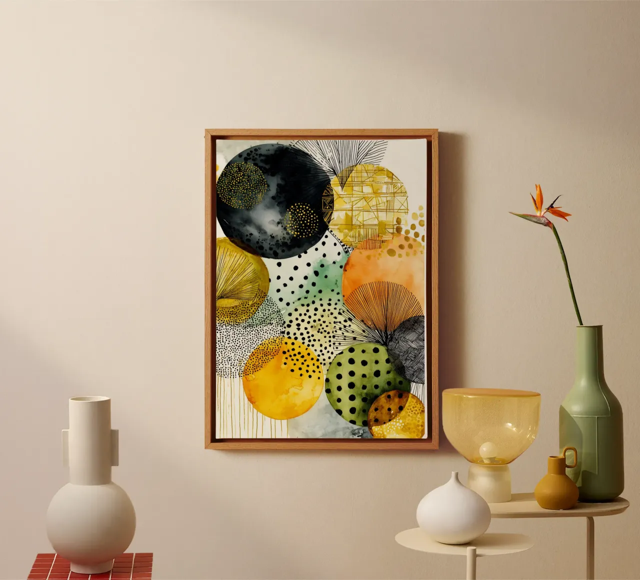 Abstraction no 20 canvas by Justyna Jaszke JBJart