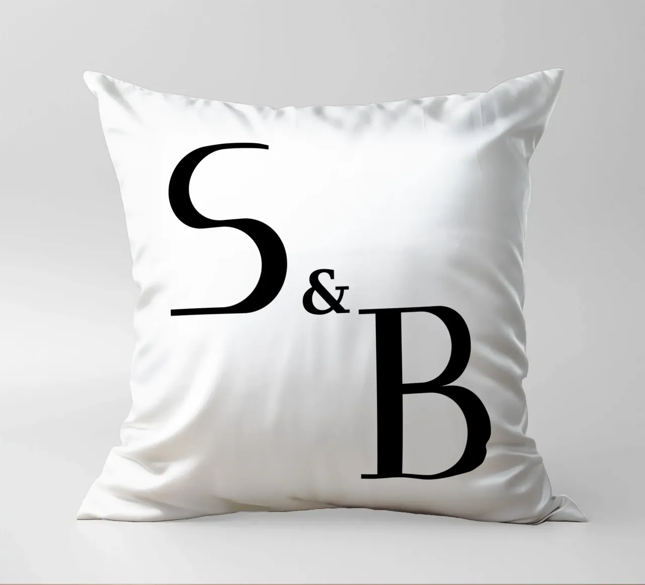 Lettera S & B design | idea regalo per coppie e amici cuscino da StrindesignStudio
