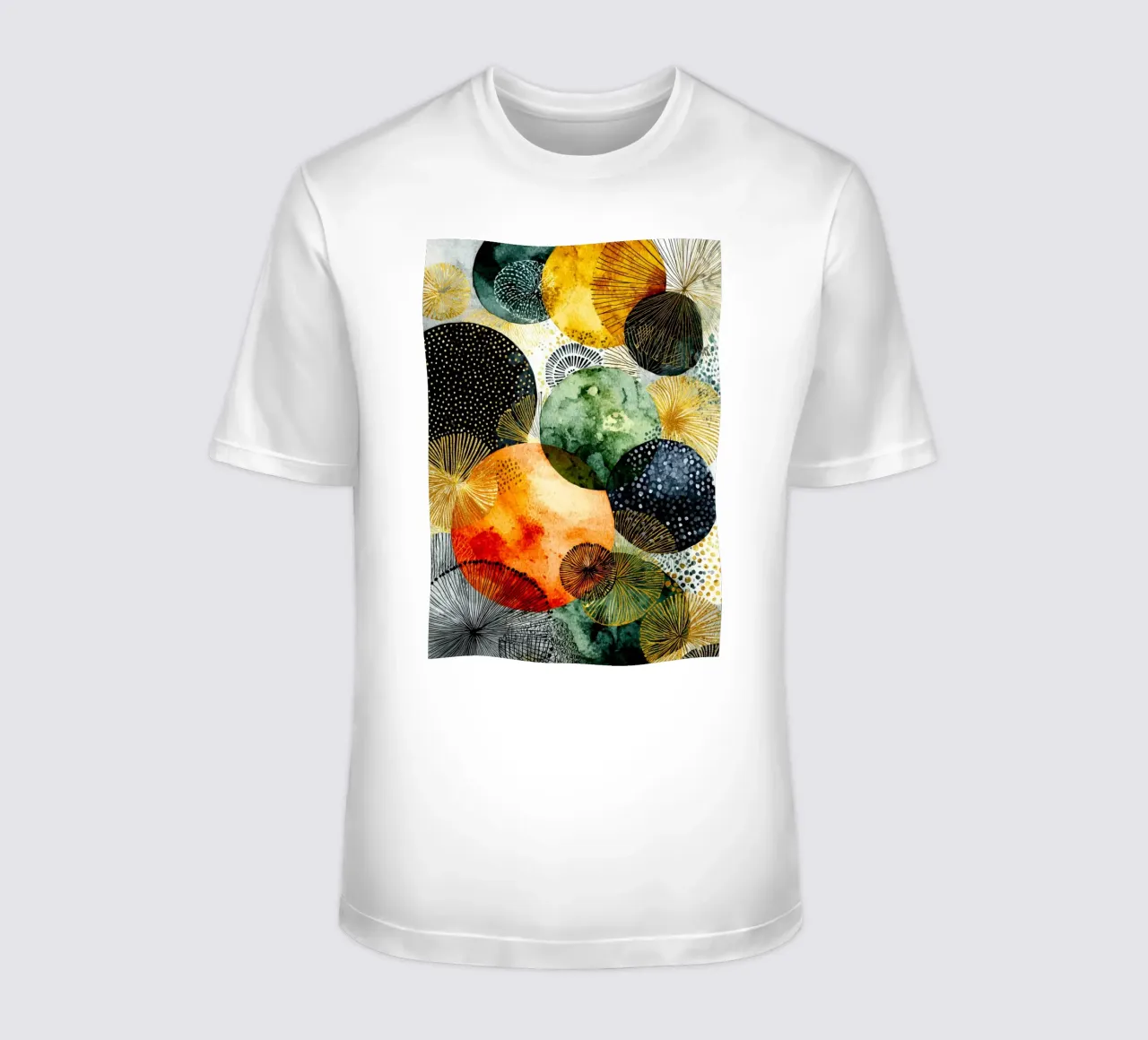 Abstraction no 21 t-shirt by Justyna Jaszke JBJart