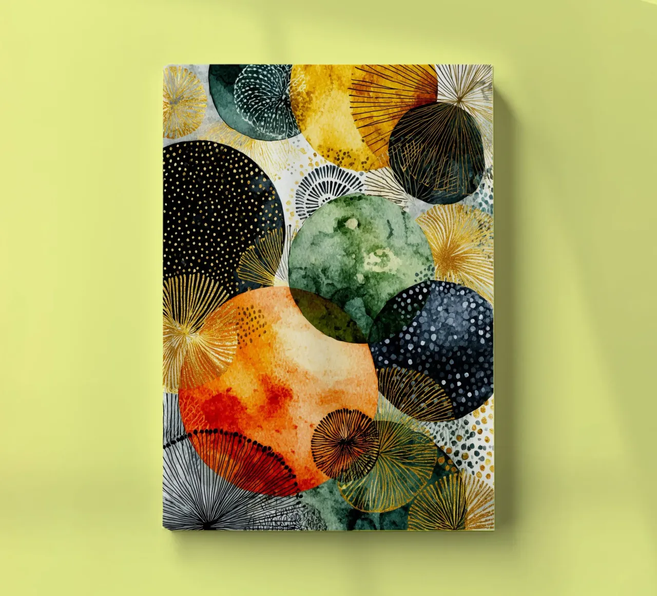Abstraction no 21 notebook by Justyna Jaszke JBJart