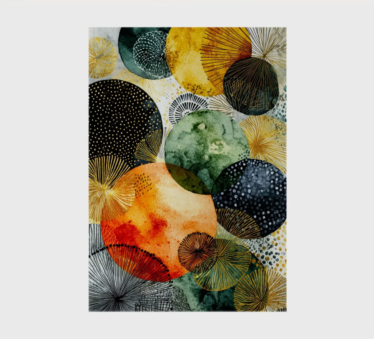 Abstraction no 21 notebook by Justyna Jaszke JBJart