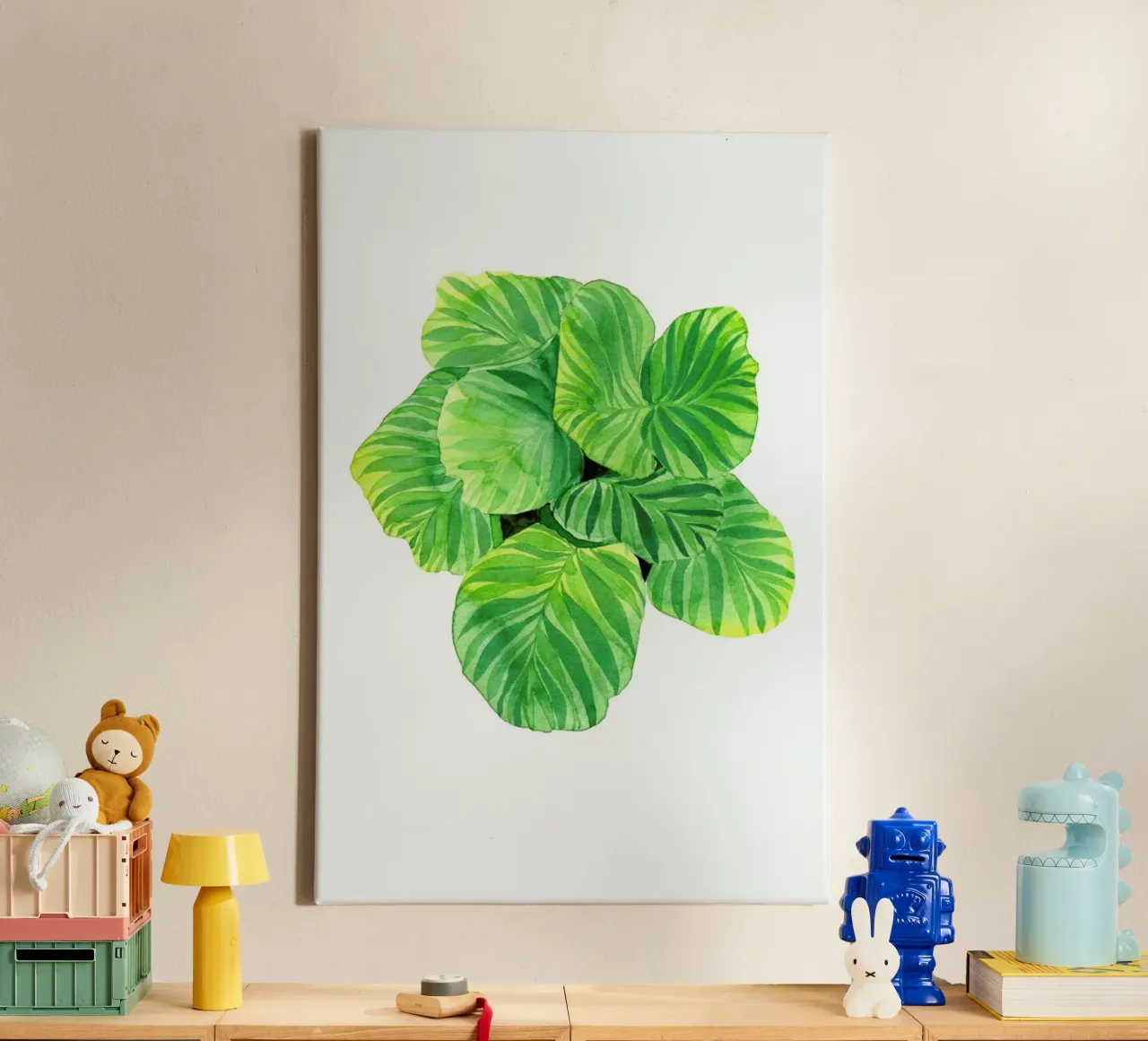 Calathea tela con Cornice a cassetta da youdesignme