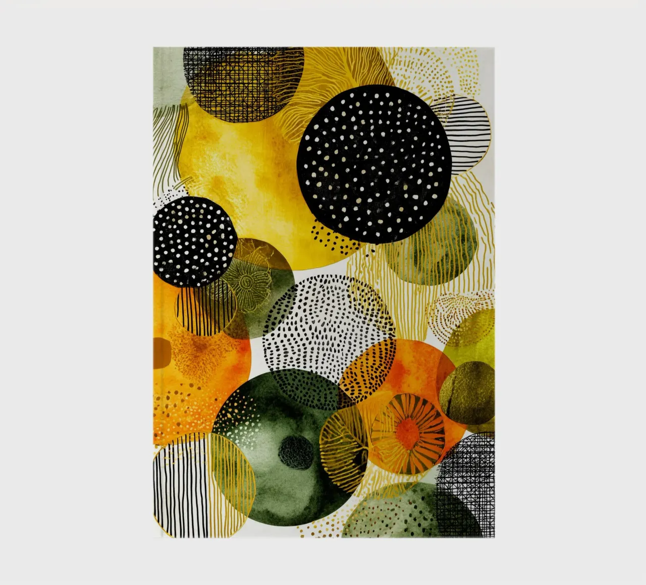 Abstraction no 22 notebook by Justyna Jaszke JBJart