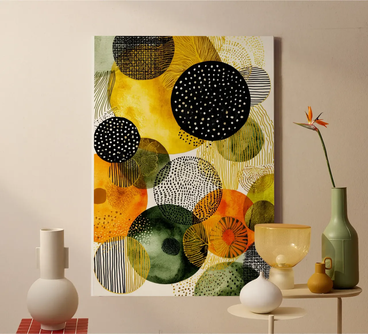 Abstraction no 22 canvas by Justyna Jaszke JBJart
