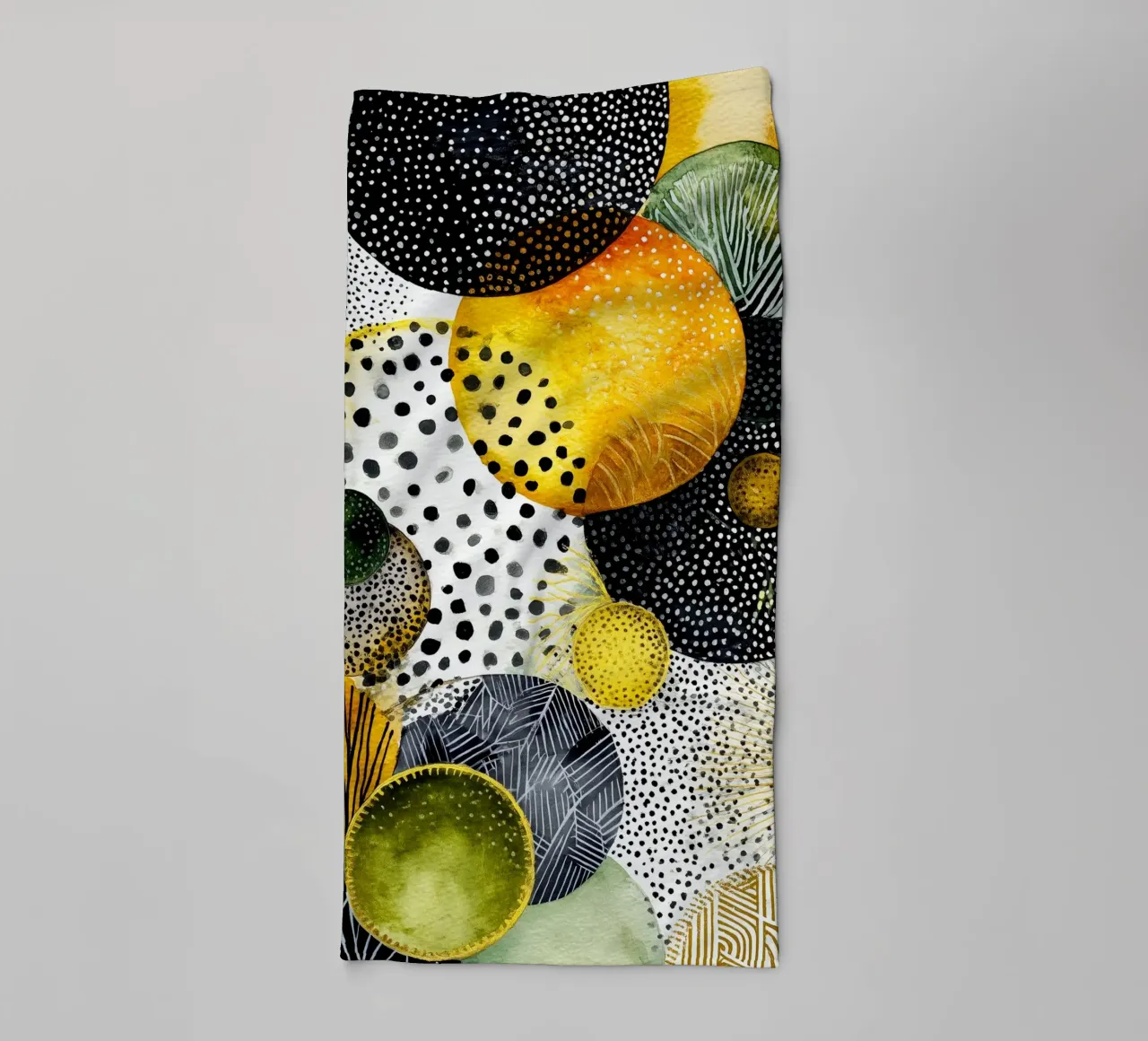 Abstraction no 23 towel by Justyna Jaszke JBJart