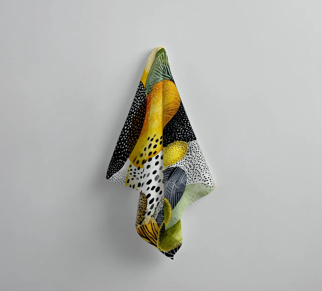 Abstraction no 23 towel by Justyna Jaszke JBJart