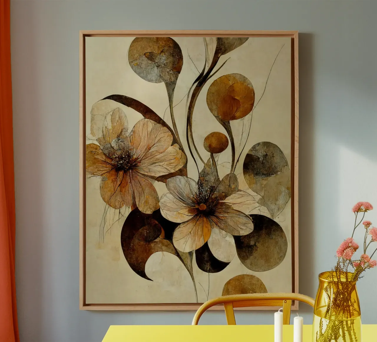 Wall-art by Imagine canvas with Floater frame by Imagine