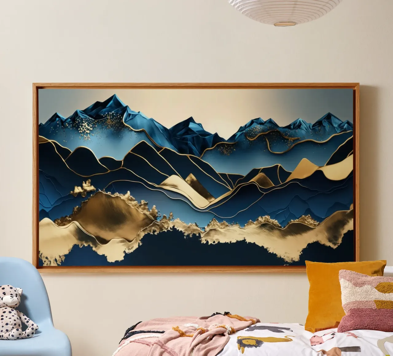 Wandkunst von Imagine Leinwand mit Schattenfugenrahmen von Imagine