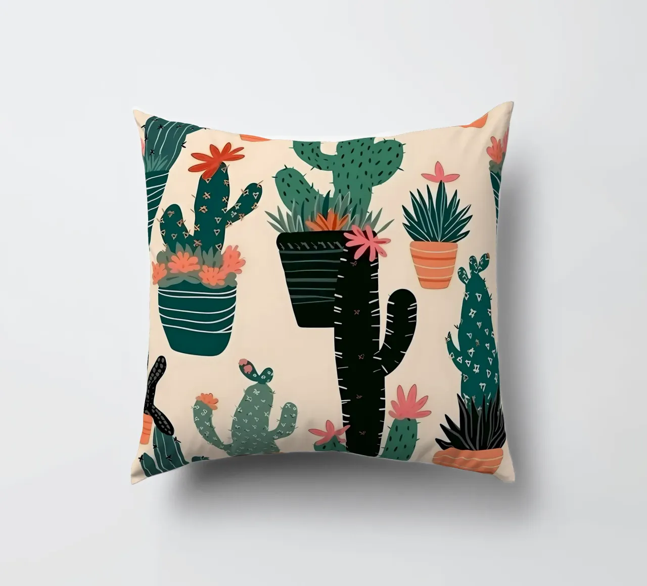 Cacti Zone cuscino da George Griefy