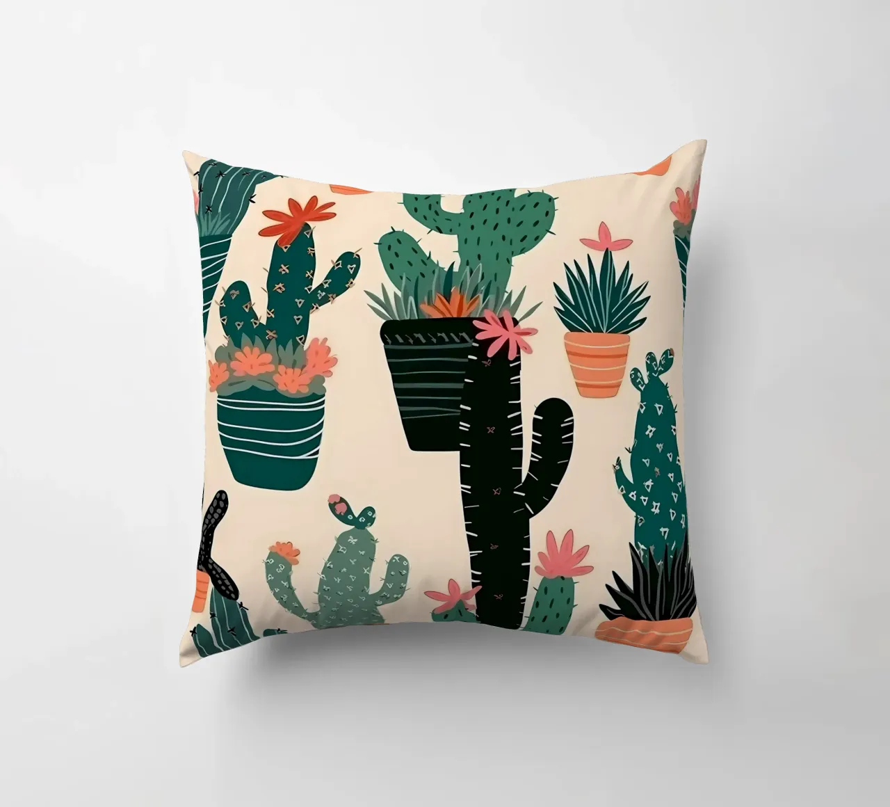 Cacti Zone cuscino da George Griefy