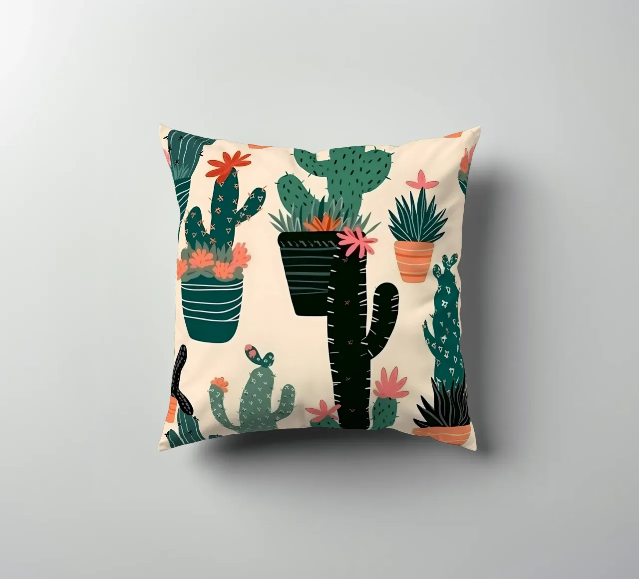 Cacti Zone cuscino da George Griefy