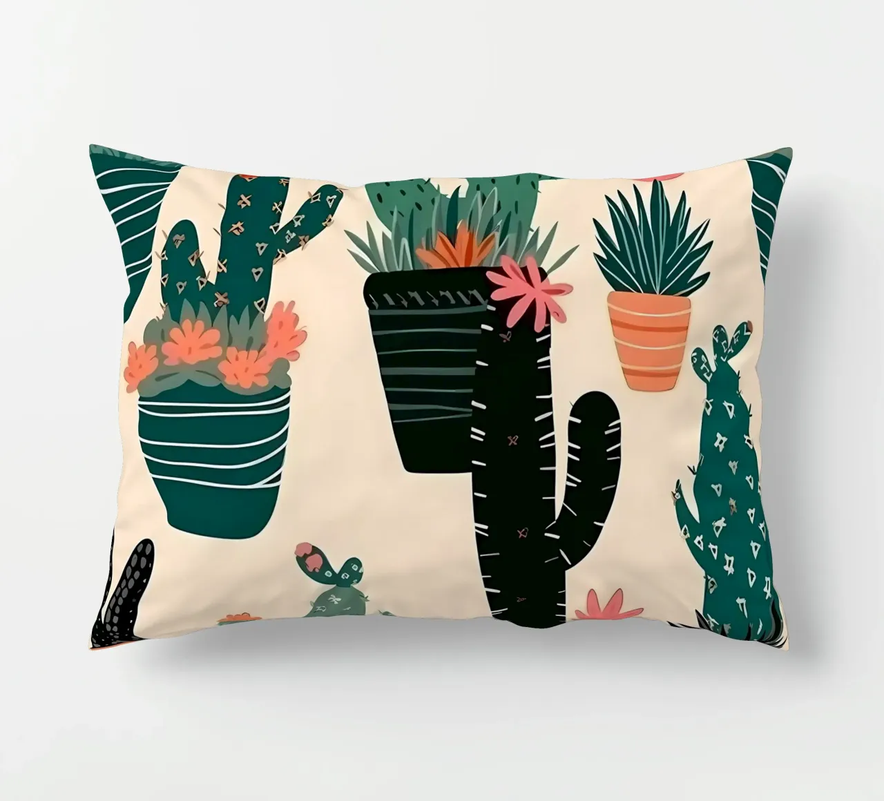Cacti Zone cuscino da George Griefy