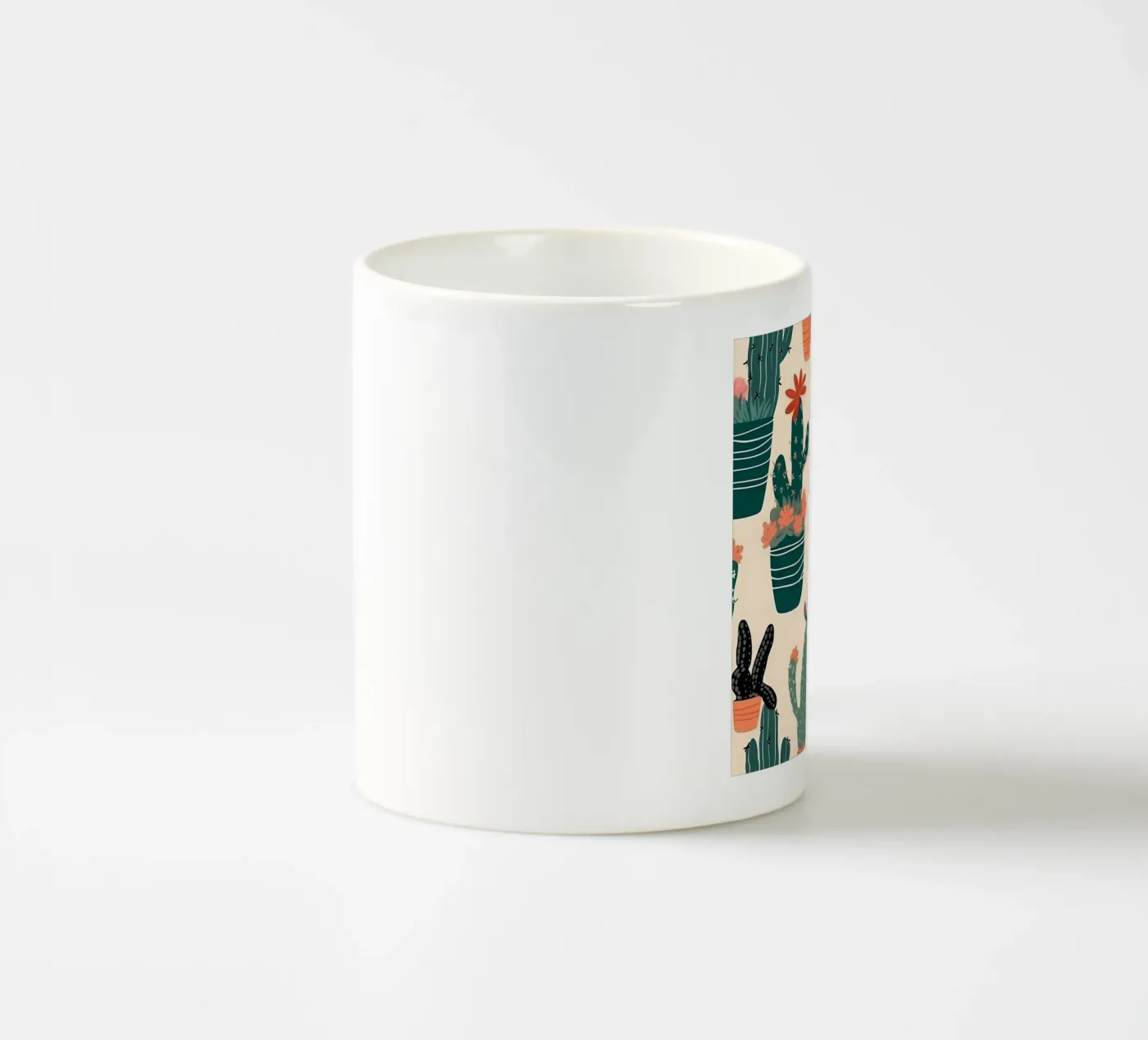 Cacti Zone ceramic mug by George Griefy