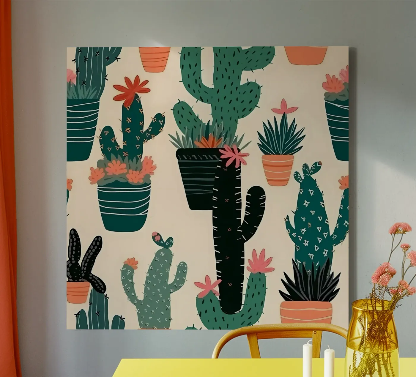 Cacti Zone tela da George Griefy