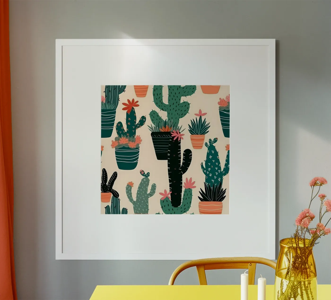 Cacti Zone poster by George Griefy