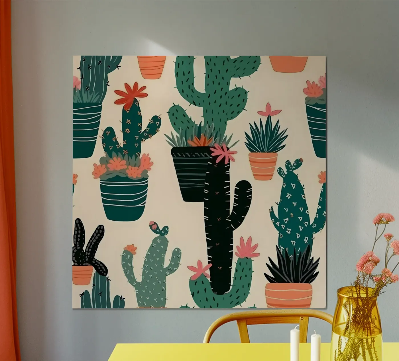Cacti Zone poster by George Griefy