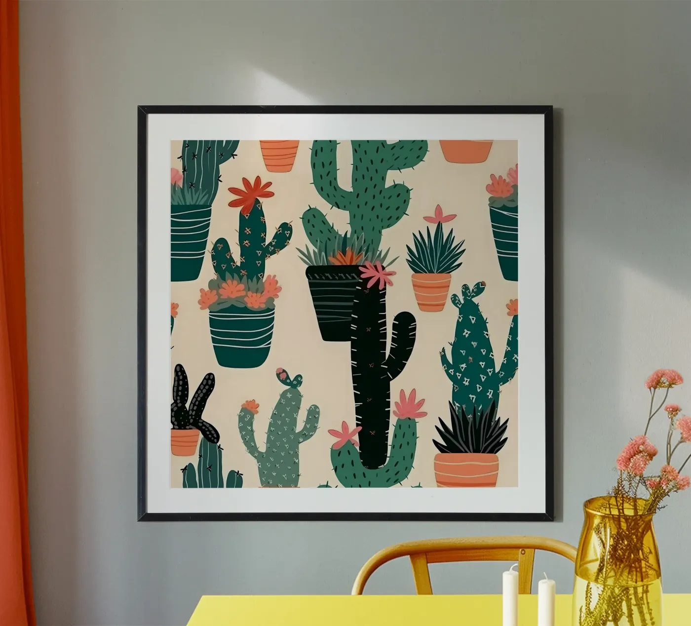 Cacti Zone poster by George Griefy