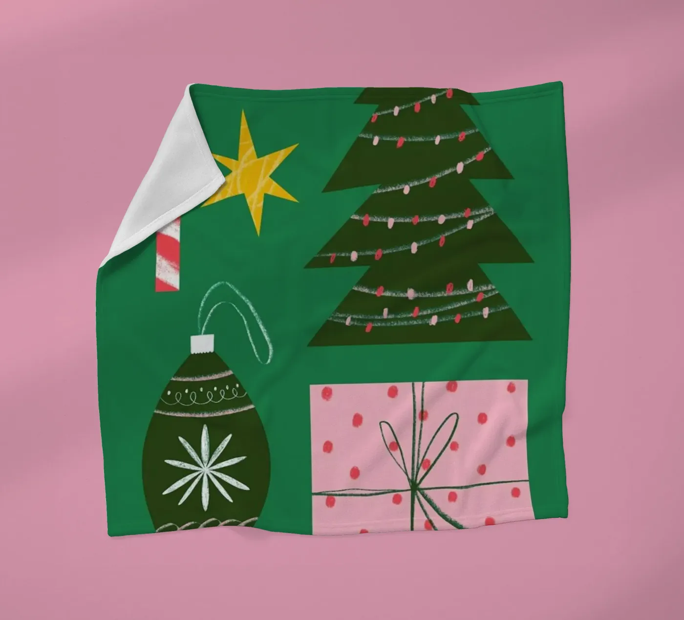 Christmas Essentials fleece blanket by Studio One