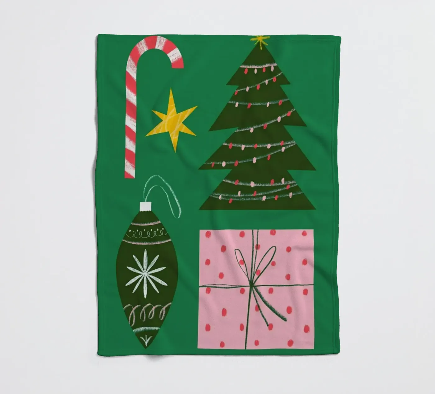 Christmas Essentials fleece blanket by Studio One
