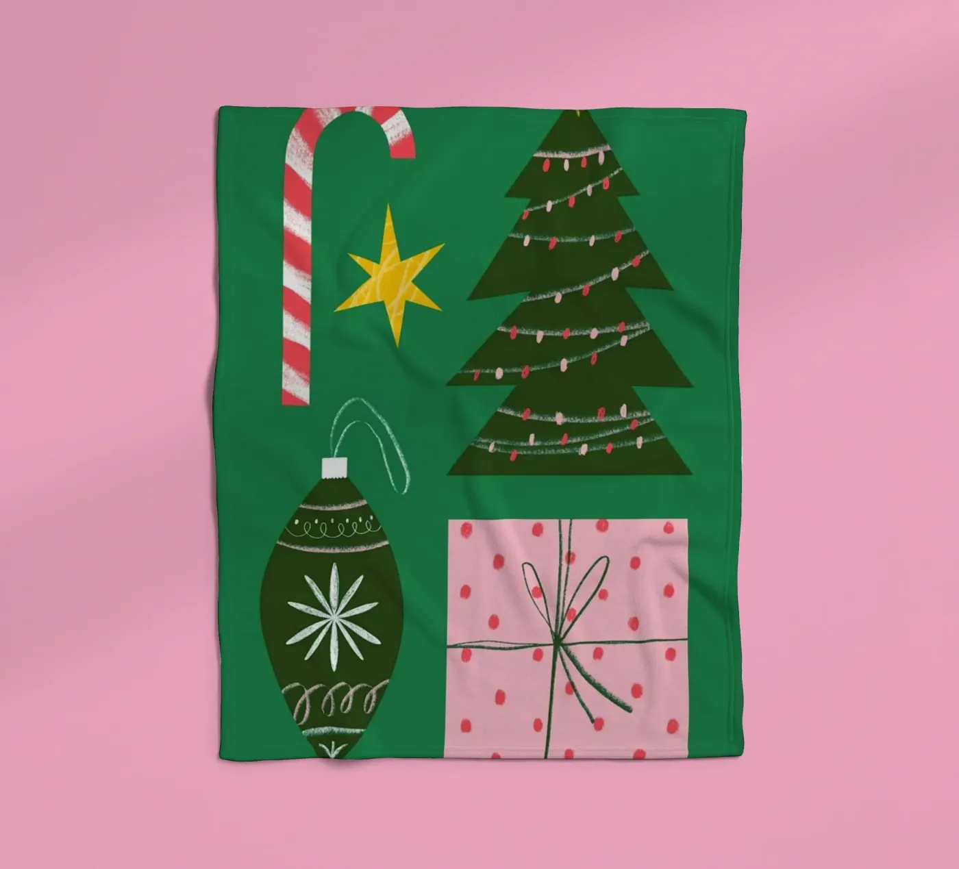 Christmas Essentials fleece blanket by Studio One