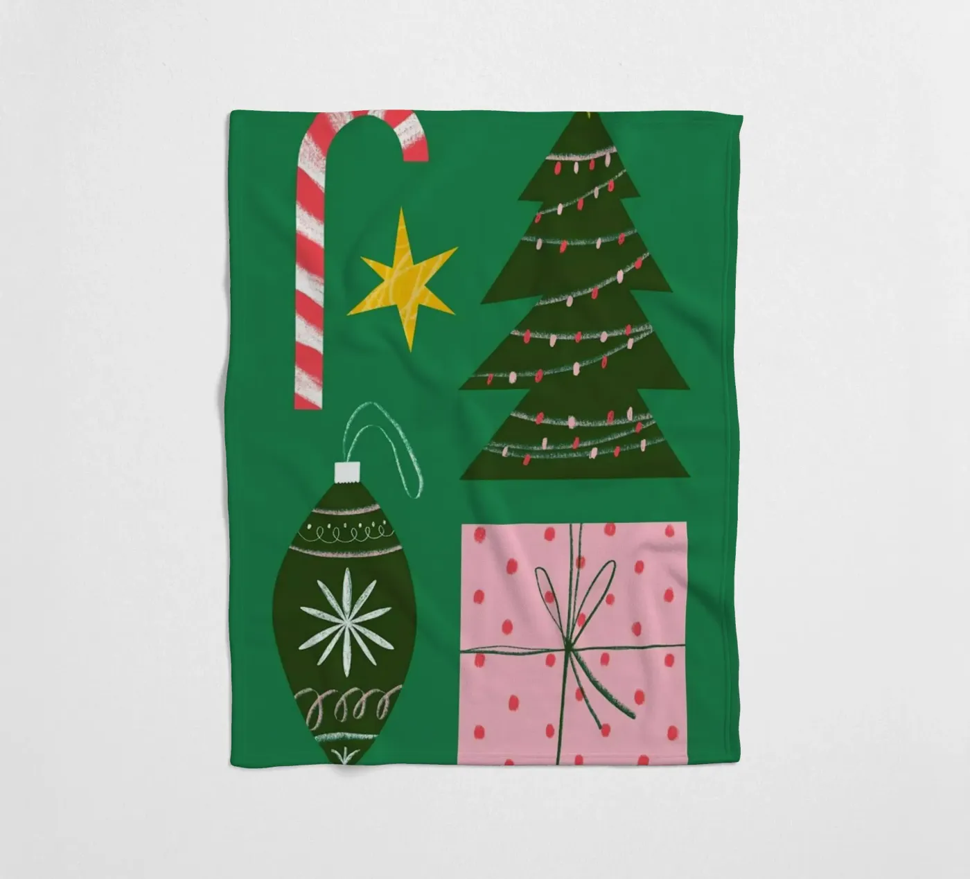Christmas Essentials fleece blanket by Studio One