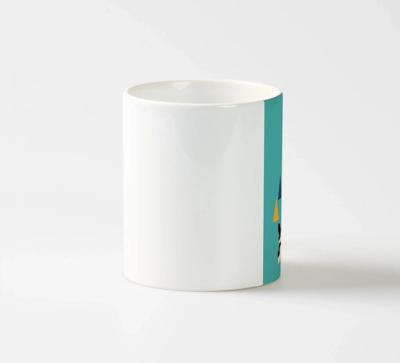 chien attaché avec une corde pieds nus mug en céramique de westface store