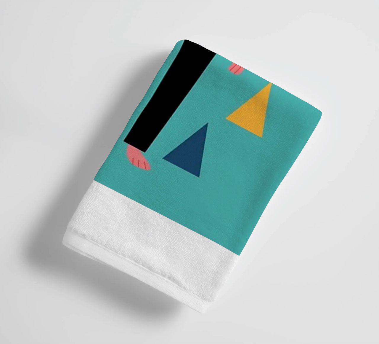 chien attaché avec une corde pieds nus serviette de bain de westface store