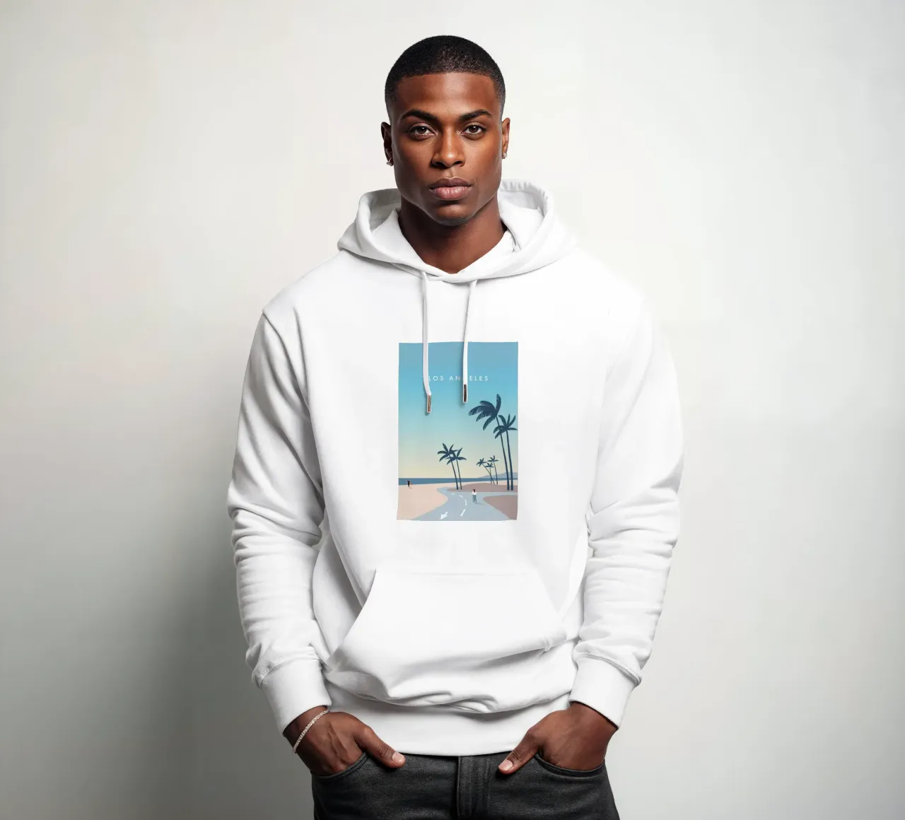 Los Angeles hoodie by Katinka Reinke