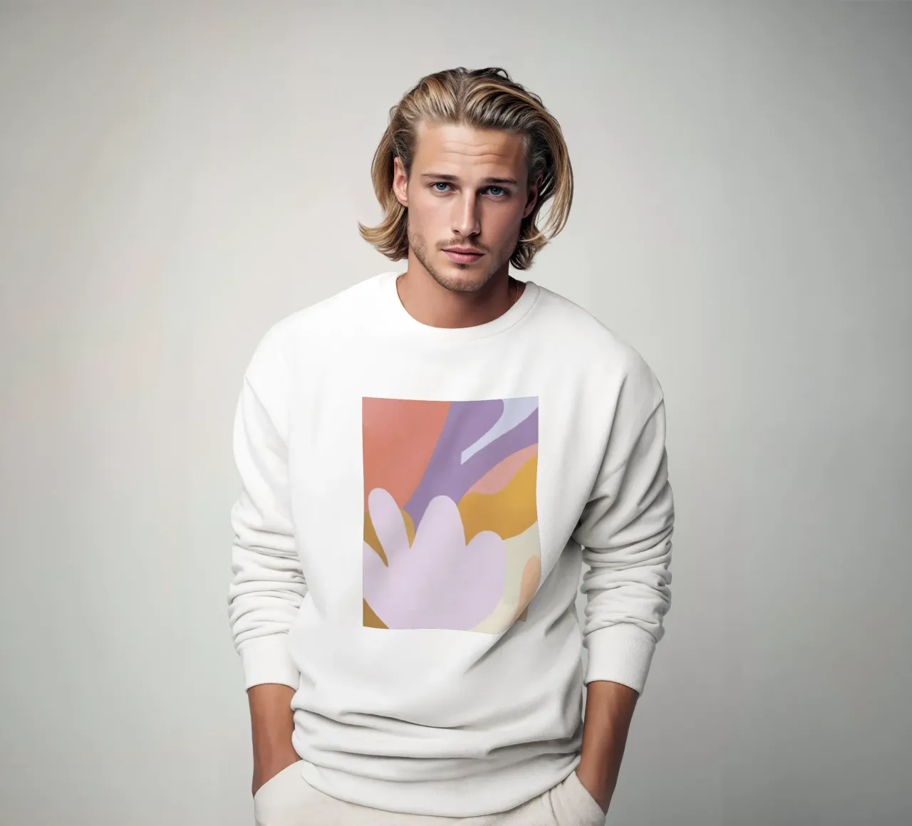 Delicate fields of fantasy sweatshirt by Carinaprint