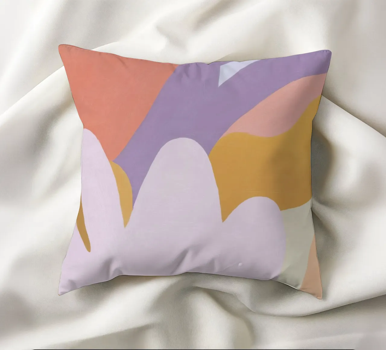 Delicate fields of fantasy decorative cushion by Carinaprint